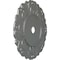 Ekena Millwork Angel Ceiling Medallion (Fits Canopies up to 15 3/4"), 32 1/4"OD x 3 5/8"ID x 1 1/8"P, Silver CM32ANSLS - alternate 2